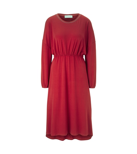 Feminen Elbise - Kırmızı